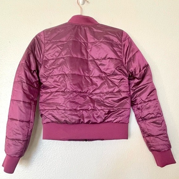 Lululemon Non-Stop Quilted Reversible Weatherproof Bomber Jacket Marvel Size 2 - Picture 4 of 11